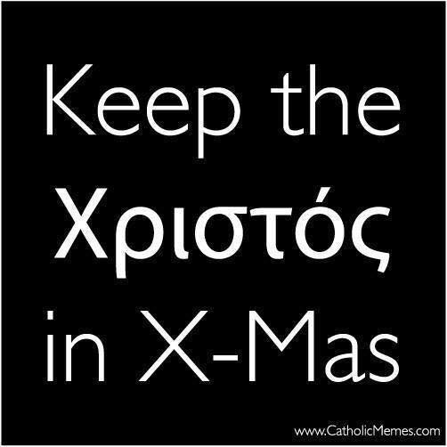 Christ-mas or X-mas?